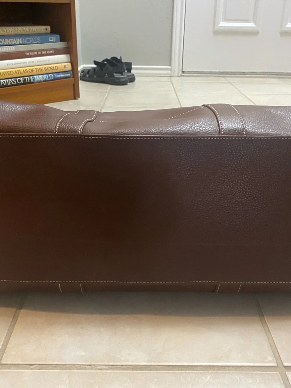 Barrington Gifts Leather Captains Brown Leather Duffel Bag